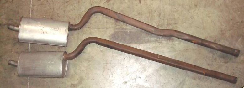 1967 Corvette original 2 1/2" Off Road Exhaust s N11